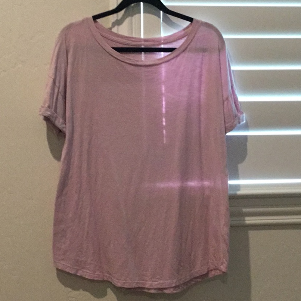 Maurices Lavender,Oversized Short Sleeve T-Shirt, size lg